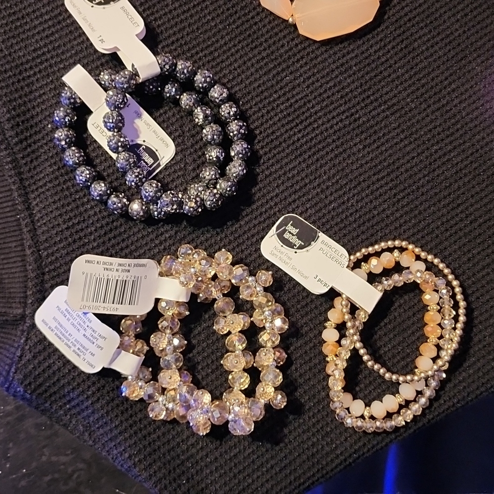 Crystal Beaded Bracelets